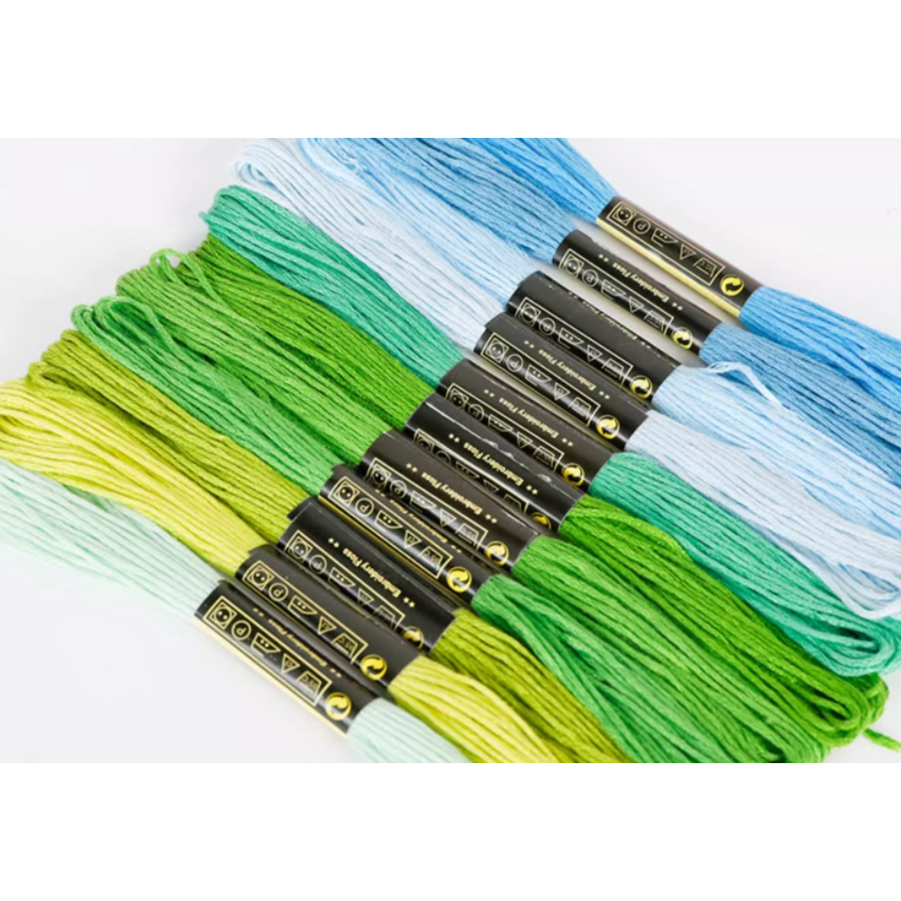 Embroidery Floss Rainbow Color 150 Skeins, Popular Colors, Embroidery Thread No. 25, Friendship Bracelet String for Cross Stitch, Hand Embroidery, String Art