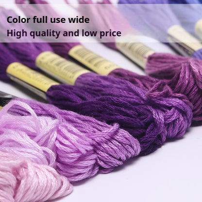 Embroidery Floss Rainbow Color 150 Skeins, Popular Colors,  Embroidery Thread No. 25, Friendship Bracelet String for Cross Stitch, Hand Embroidery, String Art