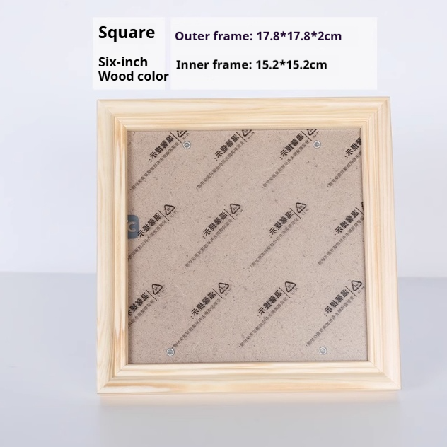 Wood Tabletop Picture Frame Embroidery Decorative Photo Frame Craft Frames Set for Arts Crafts, DIY Painting DIYEmbroidery Projects - for Adults and Kids Craft