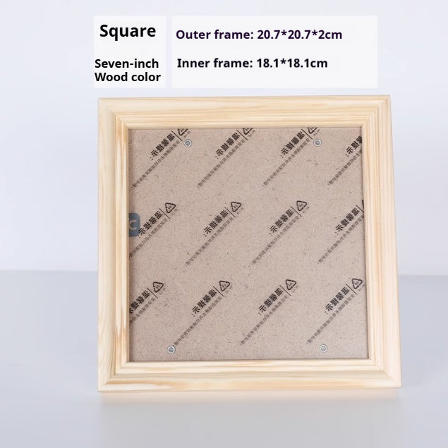 Wood Tabletop Picture Frame Embroidery Decorative Photo Frame Craft Frames Set for Arts Crafts, DIY Painting DIYEmbroidery Projects - for Adults and Kids Craft